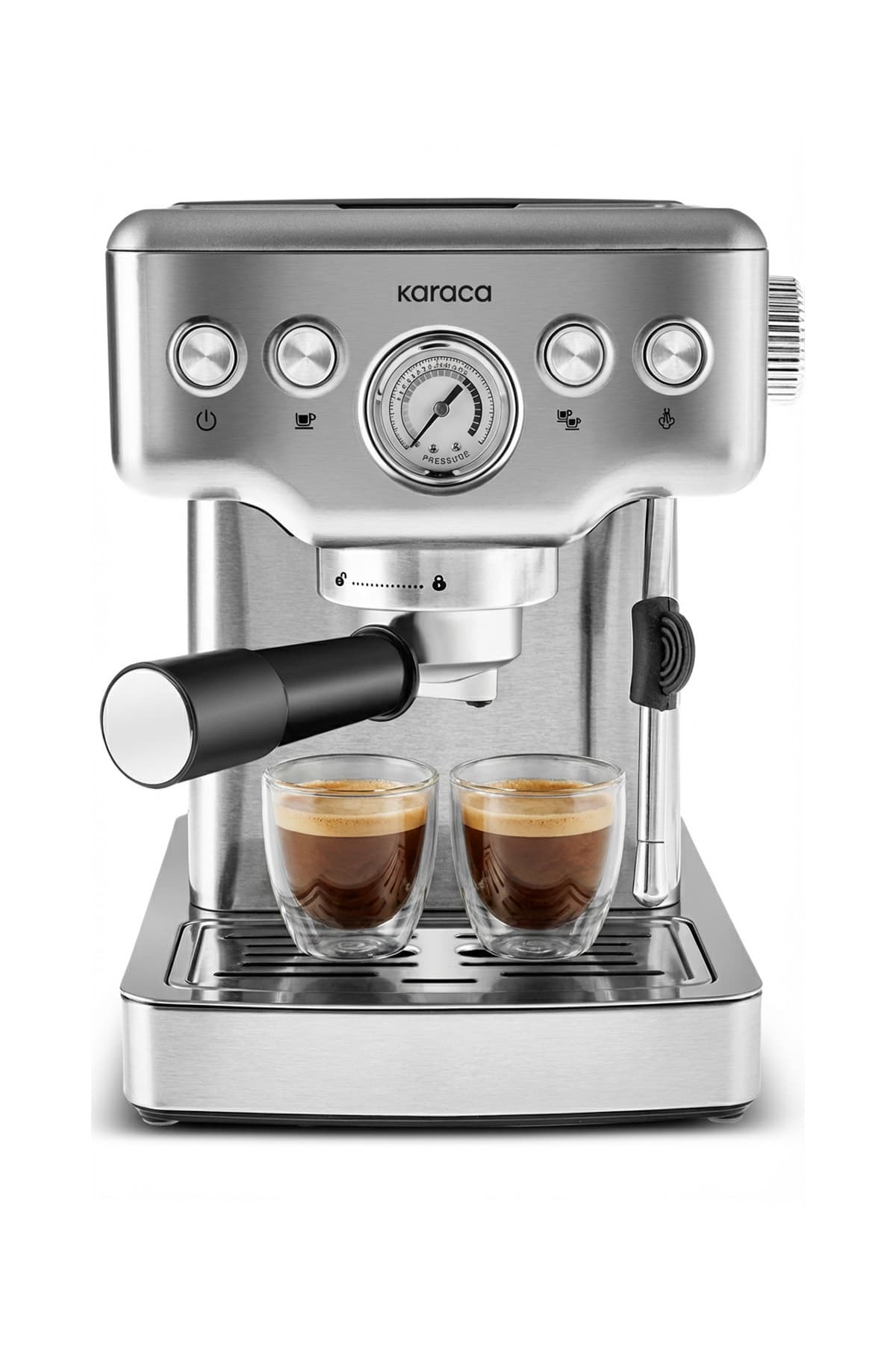 Coffee Art 1353 20-Bar-Druck-Espresso mit Milchaufschäumer, Latte-Cappuccino-Americano-Maschine