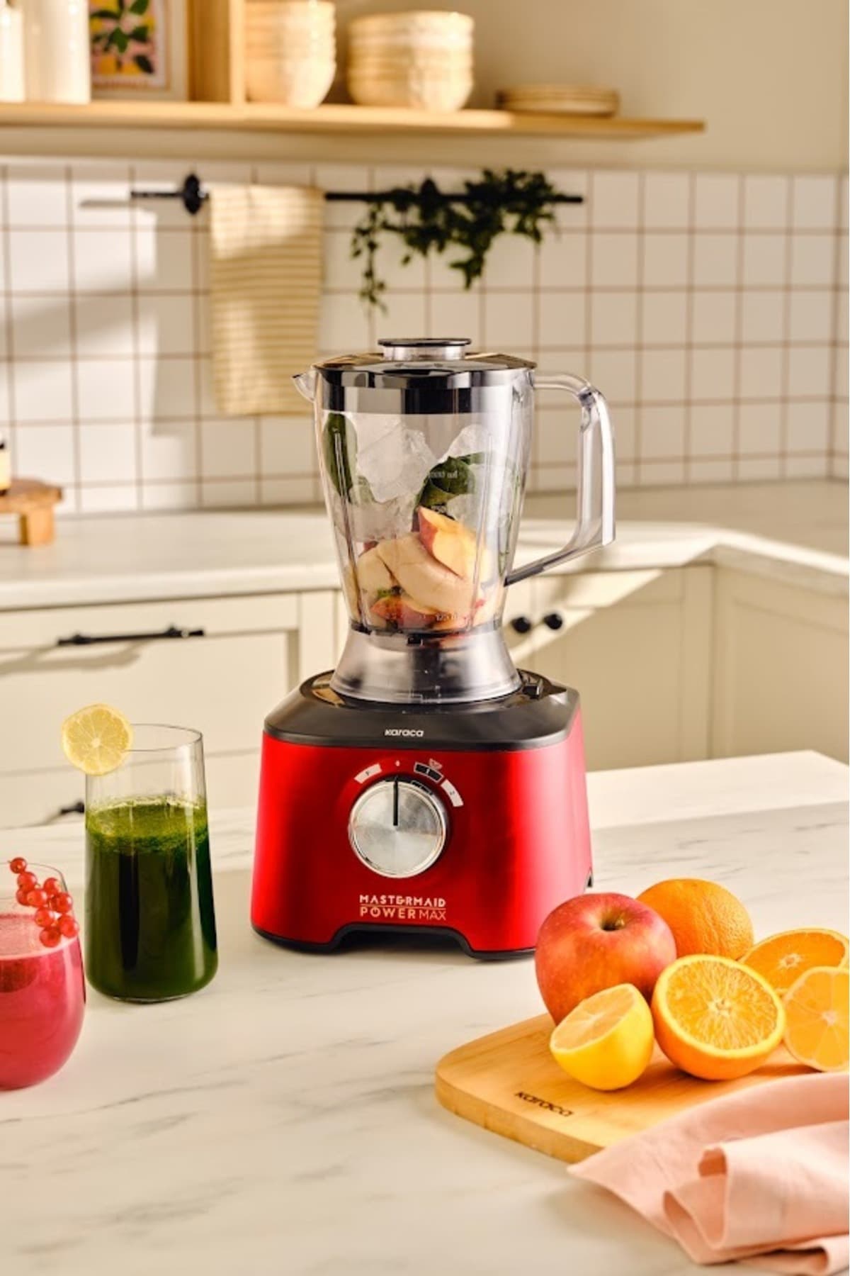 Mastermaid Power Max 11-in-1 Küchenmaschine, Imperial Red